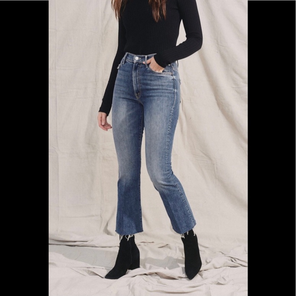 Mother The Hustler Ankle Fray Jeans